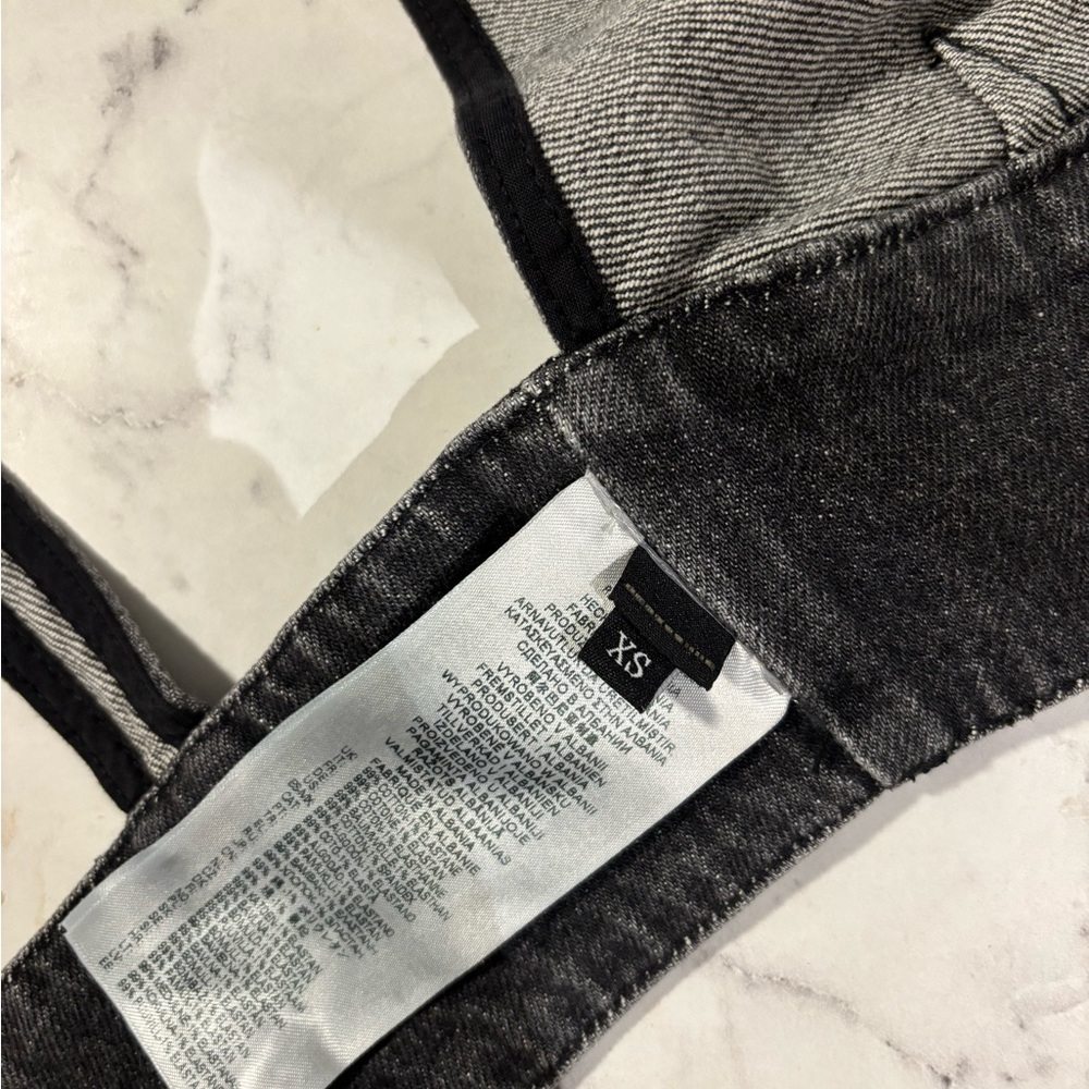 Diesel Denim Bralette with Silver Detail - Picture 4 of 6